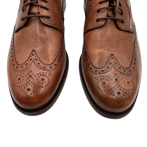 Cole Haan Grand.OS Mens 9.5W Leather Wingtip Brogue Oxford Comfort Shoe Timeless - Picture 8 of 16